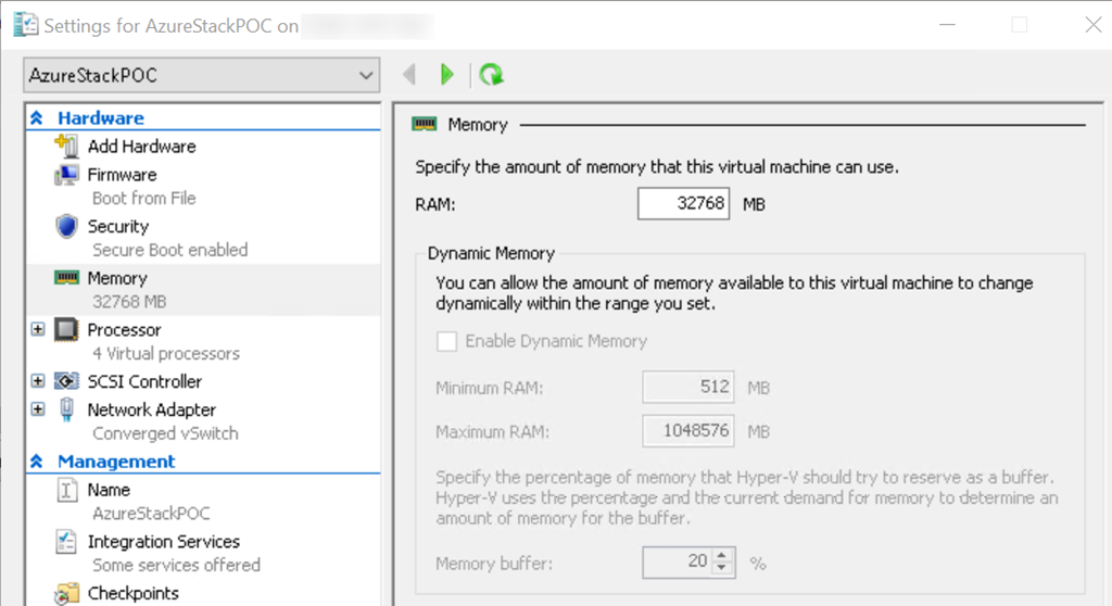 ASDKVMMemory
